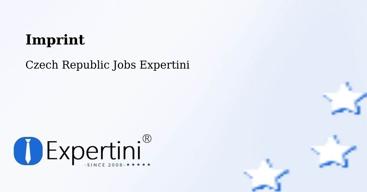 Imprint – Telnice - Czech Republic Jobs Expertini